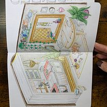 Mi proyecto del curso: Creación de dibujos florales para tu bullet journal. Un proyecto de Lettering, Dibujo, Ilustración botánica, H, lettering, Gestión y productividad							 de Elena Jimenez - 29.09.2022