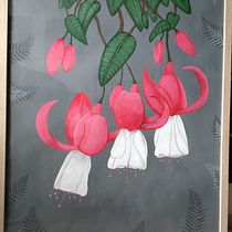 Mein Abschlussprojekt für den Kurs: Botanische Malerei mit Acrylfarben. Traditional illustration, Fine Arts, Painting, Acr, lic Painting, and Botanical Illustration project by doert.st - 09.28.2022