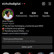 Mi proyecto del curso: Estrategia de marca en Instagram. Social Media, Digital Marketing, Mobile Marketing, Instagram, Communication, Instagram Marketing, Br, and Strateg project by Jesus Vergara Pompa - 07.04.2022