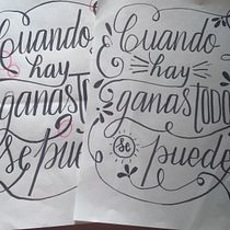 Mi proyecto del curso: Introducción al script lettering Ein Projekt aus dem Bereich Lettering, H und Lettering von Mabel Istillarte - 29.09.2022