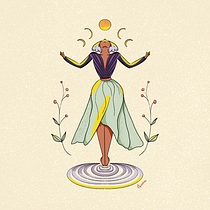 Mein Abschlussprojekt für den Kurs: Kreative Komposition für Illustration mit Procreate. Ilustração tradicional, Criatividade, Ilustração digital, e Desenho digital projeto de Thessa Schönegger - 29.09.2022