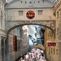 I went to Venice. Collage, Digital Illustration, Digital Design, and Editorial Illustration project by Charl Durand - 10.02.2022