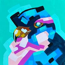 My project for course: Stylized Acrylic Painting: Explore Color and Shape. Acr, lic Painting, and Painting project by AJ Bocox - 09.30.2022