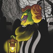 Brujita nocturna. Traditional illustration, Character Design, Character Animation, 2D Animation, Digital Illustration, Digital Drawing, and Animated Illustration project by Nana Paolucci - 09.30.2022