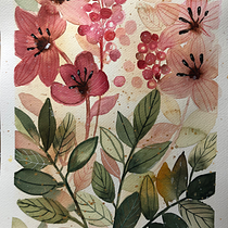 My project for course: Artistic Floral Watercolor: Connect with Nature. Ilustração tradicional, Pintura, Pintura em aquarela e Ilustração botânica projeto de Zuzana Jab - 30.09.2022