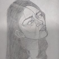Mi proyecto del curso: Técnicas de dibujo a lápiz para retratos mediante planos. Fine Arts, Sketching, Drawing, Portrait Drawing, Realistic Drawing, and Artistic Drawing project by LUIS ALONSO MARTINEZ HERNANDEZ - 10.01.2022