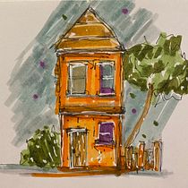 My project for course: Expressive Architectural Sketching with Colored Markers. Sketching, Drawing, Architectural Illustration, Sketchbook & Ink Illustration project by Jakki Marr - 10.01.2022