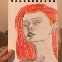 Mi proyecto del curso: Sketchbook de retrato: explora el rostro humano. Projekt z dziedziny Sketching,  R, sunek, Portret,  R, sunek art, st, czn i Sketchbook użytkownika Angelina Emma Diaz - 01.10.2022