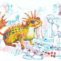 Mi proyecto del curso: Técnicas de ilustración creativa con gouache. Projekt z dziedziny Trad, c, jna ilustracja, Projektowanie postaci, Ilustracje dla dzieci i Malowanie gwaszami użytkownika Natalia Melnikova - 01.10.2022