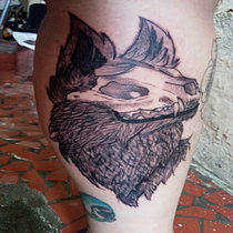 Meu projeto do curso: Técnicas de tatuagem blackwork com fine line. Tattoo Design project by Adaany Lima da Silva - 10.01.2022