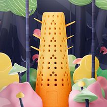 My project for course: Cinema 4D: Bring Playful 3D Illustrations to Life. Traditional illustration, 3D, Digital Illustration, and 3D Modeling project by Mahmoud Amin - 10.03.2022