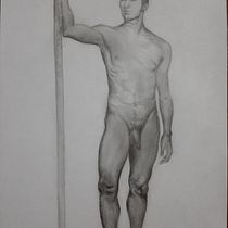 Mi proyecto del curso: Dibujo realista de la figura humana. Traditional illustration, Fine Arts, Sketching, Pencil Drawing, Drawing, Realistic Drawing, and Figure Drawing project by Vanessa Sánchez - 10.03.2022