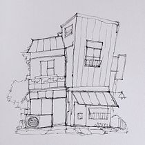 Mi proyecto del curso: Dibujo arquitectónico expresivo con marcadores de colores. Een project van  Schetsen,  Tekening,  Architecturale illustratie, Sketchbook y  Illustratie met inkt van David Vera - 03.10.2022