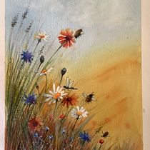 My project for course: Illustrating the Natural World with Watercolor and Charcoal. Traditional illustration, Painting, Naturalistic Illustration, and Fine Arts project by Jenny Foreman - 10.04.2022