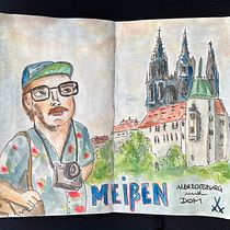 Mein Abschlussprojekt für den Kurs: Aquarellsketching: Drück deine Ideen aus . Traditional illustration, Sketching, Creativit, Drawing, Watercolor Painting, and Sketchbook project by Matthias - 10.04.2022