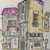 My project for course: Expressive Architectural Sketching with Colored Markers. Een project van  Schetsen,  Tekening,  Architecturale illustratie, Sketchbook y  Illustratie met inkt van Hayson Chu - 04.10.2022