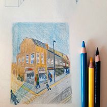 Mi proyecto del curso: Sketchbook ilustrado con lápices de colores. Traditional illustration, Fine Arts, Sketching, Pencil Drawing, Drawing, Artistic Drawing, and Sketchbook project by Dafne Fernández - 09.30.2022