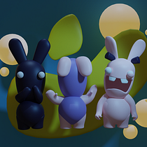 My project for course: 3D Character Creation in Blender. Een project van 3D, Ontwerp van personages,  3D-modellering, 3D-karakterontwerp y  3D-ontwerp van Xyreen Laderas - 20.09.2022
