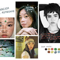 Femme Fatale: Illustrating Confidence and Diversity. Un projet de Illustration traditionnelle, Peinture, Illustration numérique, Dessin numérique , et Peinture numérique de Rayanah Cesa - 05.10.2022