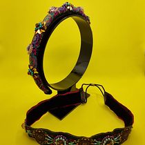 Mi proyecto del curso: Bordado con pedrería: crea accesorios para el pelo. Een project van Ontwerp van accessoires, Craft, Sieradenontwerp,  Modeontwerp, Borduurwerk, DIY y Textielontwerp van Sergia Pinzon - 05.10.2022