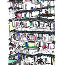 Moneer Alqahtani project for course: Expressive Architectural Sketching with Colored Markers. Sketching, Drawing, Architectural Illustration, Sketchbook & Ink Illustration project by Moneer Alqahtani - 10.12.2022
