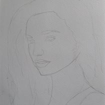 Mi proyecto del curso: Pintura artística con tinta china Gamendez. Traditional illustration, Fine Arts, Painting, Pencil Drawing, Portrait Drawing, Artistic Drawing & Ink Illustration project by Gabriel Mendez Oteiza - 10.01.2022