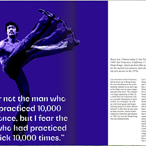 Bruce Lee Fanzine. Design, Design editorial, Design gráfico, e Design digital projeto de mattis.bailliu - 06.10.2022