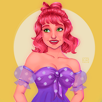 Meu projeto do curso: Retrato de personagens femininas com Procreate. Projekt z dziedziny Trad, c, jna ilustracja, Ilustracja c, frowa, R, sunek c i frow użytkownika Dudão - 06.10.2022