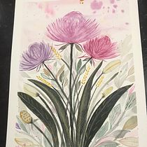 Mi proyecto del curso: Acuarela floral: conecta con la naturaleza. Ilustração tradicional, Pintura, Pintura em aquarela e Ilustração botânica projeto de Migdalia Yanez - 01.10.2022