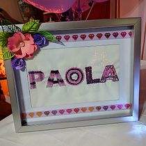 Mi proyecto del curso: Letras bordadas: el hilo como herramienta gráfica. Embroider, and Textile Design project by Ana Maria de Guardado - 10.06.2022