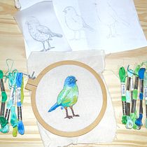 Mi proyecto del curso: Pintar con hilo: técnicas de ilustración textil. Ilustração tradicional, Bordado, e Design têxtil projeto de angelicavale5z - 06.10.2022