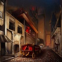 Mi proyecto del curso: Creación y pintura de escenarios fantásticos en Photoshop . Traditional illustration, Drawing, Digital Illustration, Concept Art, and Digital Painting project by Santiago Principado - 10.05.2022