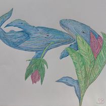 Mijn project van de cursus: Surrealistisch illustreren met de natuur als inspiratie Ein Projekt aus dem Bereich Traditionelle Illustration, Bleistiftzeichnung, Zeichnung, Artistische Zeichnung, Naturalistische Illustration und Zeichnen mit Buntstiften von Susan van Blooijs - 06.10.2022