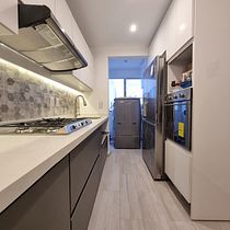 REMODELACIÓN COCINA EN LOFT. Projekt z dziedziny Architektura wnętrz, Projektowanie wnętrz, Dekoracja wnętrz i Projektowanie przestrzeni użytkownika Giorgio Estrada - 01.08.2022