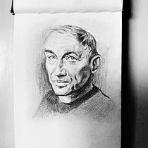 My project for course: Realistic Portraits Using Charcoal. Ilustração tradicional, Artes plásticas, Desenho, Desenho de retrato, e Desenho realista projeto de Ilza Lima - 14.09.2022