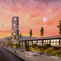 Mi proyecto del curso: Visualización arquitectónica expresiva de exteriores. Un proyecto de Arquitectura, Paisajismo, Arquitectura digital y Visualización arquitectónica de John Paulo Cisneros Lopez - 07.10.2022