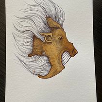 My project for course: Sketchbook Illustration with Pen: Embracing Mistakes. Un proyecto de Bocetado, Dibujo, Sketchbook e Ilustración con tinta de Monica Graham - 05.10.2022