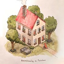 Mein Abschlussprojekt für den Kurs: Die Sketching Kunst: Transformiere Skizzen in Kunst - Prozess und Fuchshaus. Traditional illustration, Drawing, Sketchbook, and Pencil Drawing project by hannesmaar - 10.07.2022