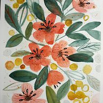 Il mio progetto del corso: Acquerelli floreali: entra in sintonia con la natura. Ilustração tradicional, Pintura, Pintura em aquarela e Ilustração botânica projeto de Valentina Salvatorelli - 07.10.2022