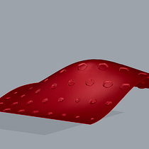 My project for course: No Seed Strawberry surface Ein Projekt aus dem Bereich 3D, Architektur, Möbeldesign und - bau, Industriedesign, Innenarchitektur, Produktdesign, 3-D-Modellierung, Digitale Architektur und 3-D-Design von Alì Cynar - 07.10.2022