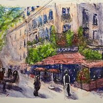 My project for course: Architectural Sketching with Watercolor and Ink. Sketching, Drawing, Watercolor Painting, Architectural Illustration, Sketchbook & Ink Illustration project by Marit - 10.07.2022