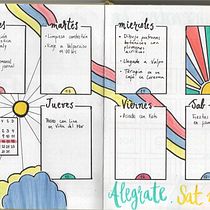 Mi proyecto del curso: Bullet journal creativo: aumenta tu productividad. Traditional illustration, Arts, Crafts, Lettering, DIY, H, Lettering, Management, and Productivit project by Fernanda Lagos - 10.07.2022