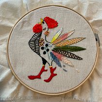 Mi proyecto del curso: Técnicas de bordado: ilustrando con hilo y aguja. Un projet de Broderie , et Design textile de lucia.lopezpolanco - 07.10.2022