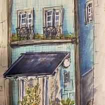 Meu projeto do curso: Desenho arquitetônico expressivo com marcadores coloridos. Sketching, Drawing, Architectural Illustration, Sketchbook & Ink Illustration project by Antonio Santos - 10.07.2022