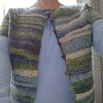 My project for course:  Top-Down: One-Piece Crocheted Garments . Fashion Design, Fiber Arts, DIY, Crochet, and Textile Design project by eta2nd - 10.08.2022