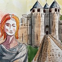 Mi proyecto del curso: Sketching artístico en acuarela: atrévete a expresar tus ideas . Traditional illustration, Sketching, Creativit, Drawing, Watercolor Painting, and Sketchbook project by Antonio Errazu - 10.08.2022