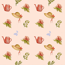 My project for course: Floral Illustration and Pattern Design. Traditional illustration, Painting, Pattern Design, Drawing, and Botanical Illustration project by Elena Oguchi - 10.08.2022
