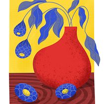 My project for course: Colorful Digital Illustration in Procreate. Traditional illustration, Drawing, Digital Illustration, and Digital Drawing project by Elena Oguchi - 10.08.2022