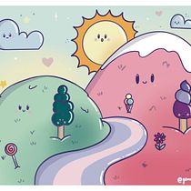 Mein Abschlussprojekt für den Kurs: Illustration im Kawaii-Stil: Gestalte niedliche Welten, die Freude bereiten. Character Design, Digital Illustration, and Manga project by Genevieve - 10.08.2022