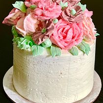 My project for course: Decorative Buttercream Flowers for Cake Design. Design, and DIY project by Carlânia Almeida - 10.05.2022